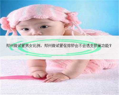 郑州做试管男女比例，郑州做试管促排卵会不会透支卵巢功能？