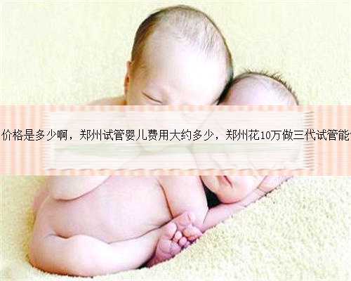 郑州做试管婴儿的价格是多少啊，郑州试管婴儿费用大约多少，郑州花10万做三